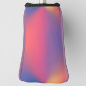 虹色のダイヤモンドシェイプ ゴルフヘッドカバー (回転90)