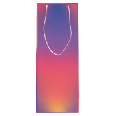 虹色のダイヤモンドシェイプ ワインギフトバッグ (裏面)