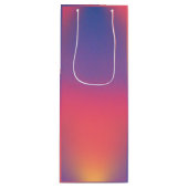 虹色のダイヤモンドシェイプ ワインギフトバッグ (正面)