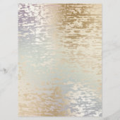 虹色のテクスチャモダンメイクアッププライスカード メニュー (裏面)