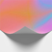 虹色のネオン背景11 ラッピングペーパー (角)