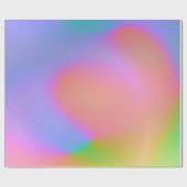 虹色のネオン背景12 ラッピングペーパー (フラット)