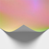 虹色のネオン背景12 ラッピングペーパー (角)