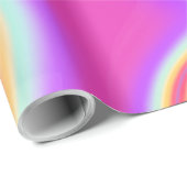虹色のピンクの流動質6 ラッピングペーパー (ロールコーナー)