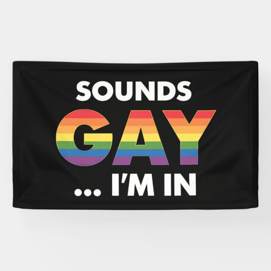 虹色のプライドを叫ぼう LGBTQ+ 自認 横断幕 (横)