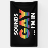 虹色のプライドを叫ぼう LGBTQ+ 自認 横断幕 (縦)