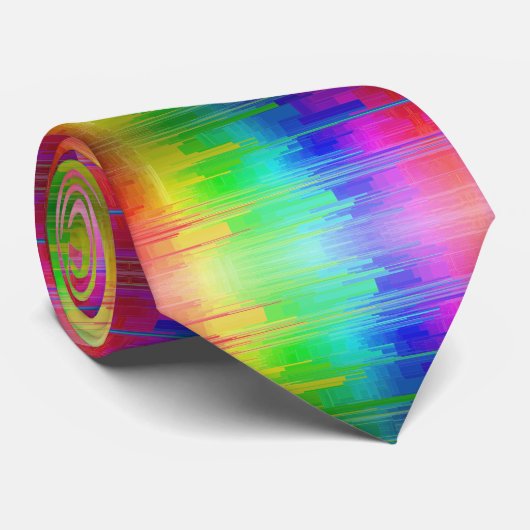 虹色のプライド ネクタイ (ロール)