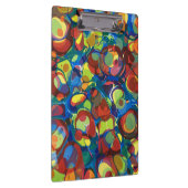 虹色のモダンマーリングパーティー クリップボード (右)