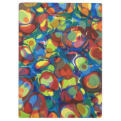 虹色のモダンマーリングパーティー クリップボード (裏面)