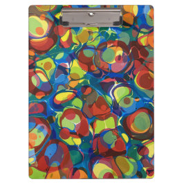 虹色のモダンマーリングパーティー クリップボード