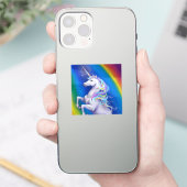 虹色のユニコーン シール (スマートフォン)