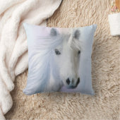 虹色のユニコーン ファンタジー アート クッション (ブランケット)