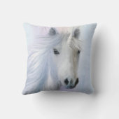 虹色のユニコーン ファンタジー アート クッション (裏面)