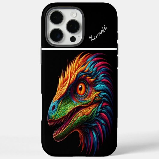虹色のラプターの視線 Case-Mate iPhoneケース (裏面)