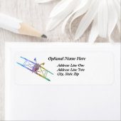 虹色の上下反転の点 ラベル (インサイチュ)