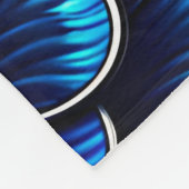 「虹色の人魚はかりで測」 フリースブランケット (角)