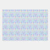 虹色の人魚スケール ラッピングペーパーシート (正面)