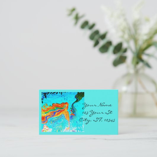 虹色の人魚 名刺 (スタンド正面)