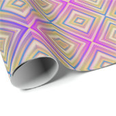 虹色の代替ダイヤモンドパターンの色 ラッピングペーパー (ロールコーナー)