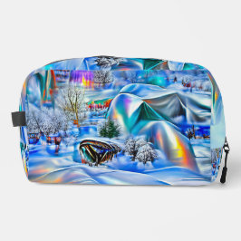虹色の光を持つ超現実的な冬のワンダーランド ドップキット
