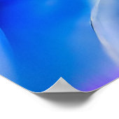 虹色の光を持つ超現実的な冬のワンダーランド ポスター (角)