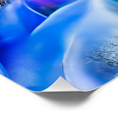 虹色の光を持つ超現実的な冬のワンダーランド ポスター (コーナー)