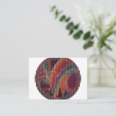 虹色の円形のストライプのエンクロージャーカード - カスタマイズ エンクロージャーカード (スタンド正面)