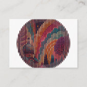 虹色の円形のストライプのエンクロージャーカード - カスタマイズ エンクロージャーカード (正面)