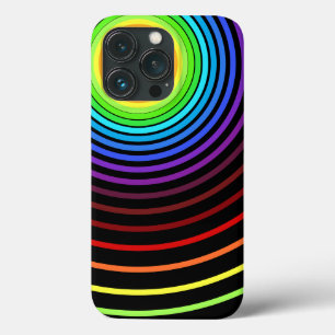 虹色の円iPhoneケース – 色を選択 iPhone 13 Proケース