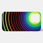 虹色の円iPhoneケース – 色を選択 Case-Mate iPhoneケース (裏面 (横))