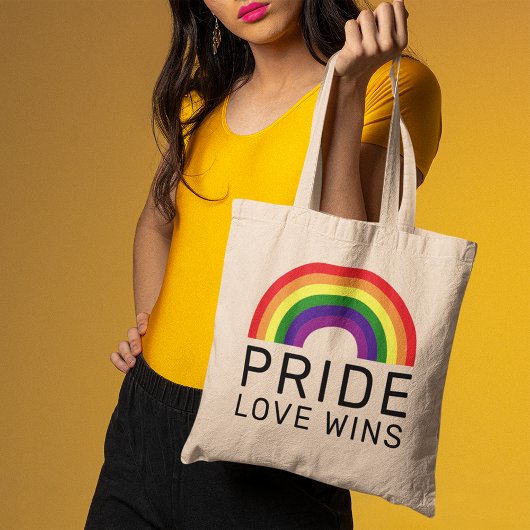 虹色の勝利 LGBTQ ゲイ プライド月間 トートバッグ