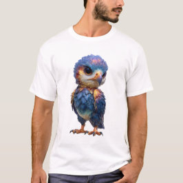 虹色の壮麗なグリフォンの雛男性 Tシャツ