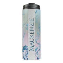 虹色の大理石 |ホロフェイクブルーピンク タンブラー