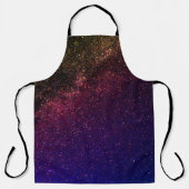 虹色の天の川 星空 コスモック ギャラクシー スター ダーク エプロン (正面)