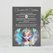 虹色の妖精の王女のきらめくお洒落翼 招待状 (スタンド正面)