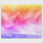 虹色の嵐 ラッピングペーパー (フラット)