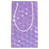 虹色の幾何学的抱き枕 スモールペーパーバッグ (正面)