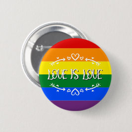 虹色の愛 LGBTQ プライド バッジ