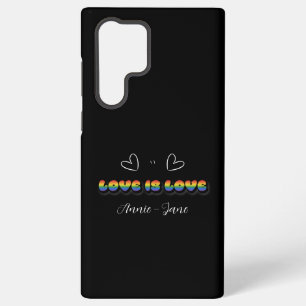 虹色の愛 LGBTQ SAMSUNG GALAXY S22 ULTRAケース