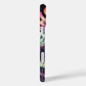 虹色の放射：グラデーションiPhoneケース Case-Mate iPhoneケース (裏面 / 右)