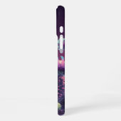 虹色の放射:グラデーションiPhoneケース iPhoneケース (左側面)