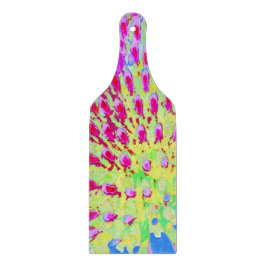 虹色の数々の抽象芸術円錐花 カッティングボード