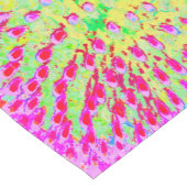 虹色の数々の抽象芸術円錐花 ショートテーブルランナー (コーナー)