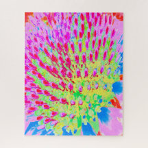 虹色の数々の抽象芸術円錐花