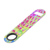 虹色の数々の抽象芸術円錐花 スピード栓抜き (裏面アングル)