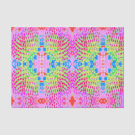 虹色の数々の抽象芸術円錐花 薄葉紙