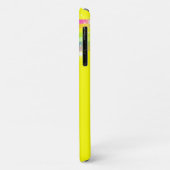 虹色の星が黄色に輝く Case-Mate iPhoneケース (裏面/左)