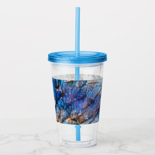 虹色の水深 アクリルタンブラー (正面)