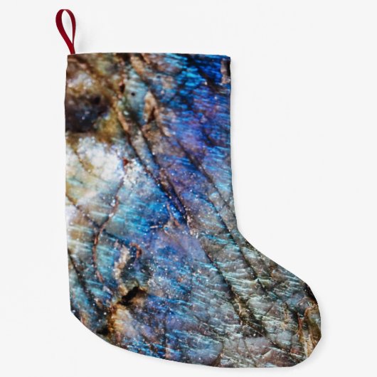 虹色の水深 スモールクリスマスストッキング (正面)