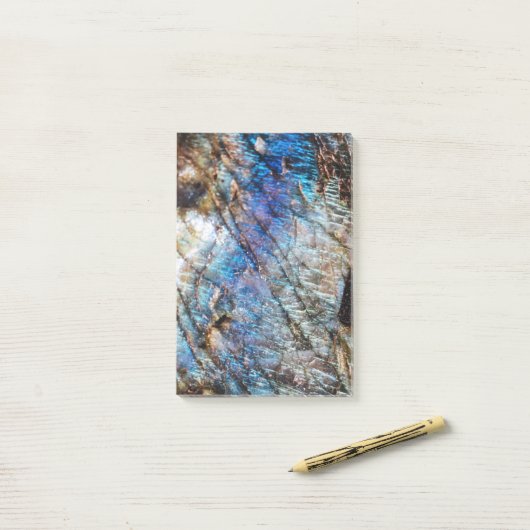 虹色の水深 ポストイット (デスク上)